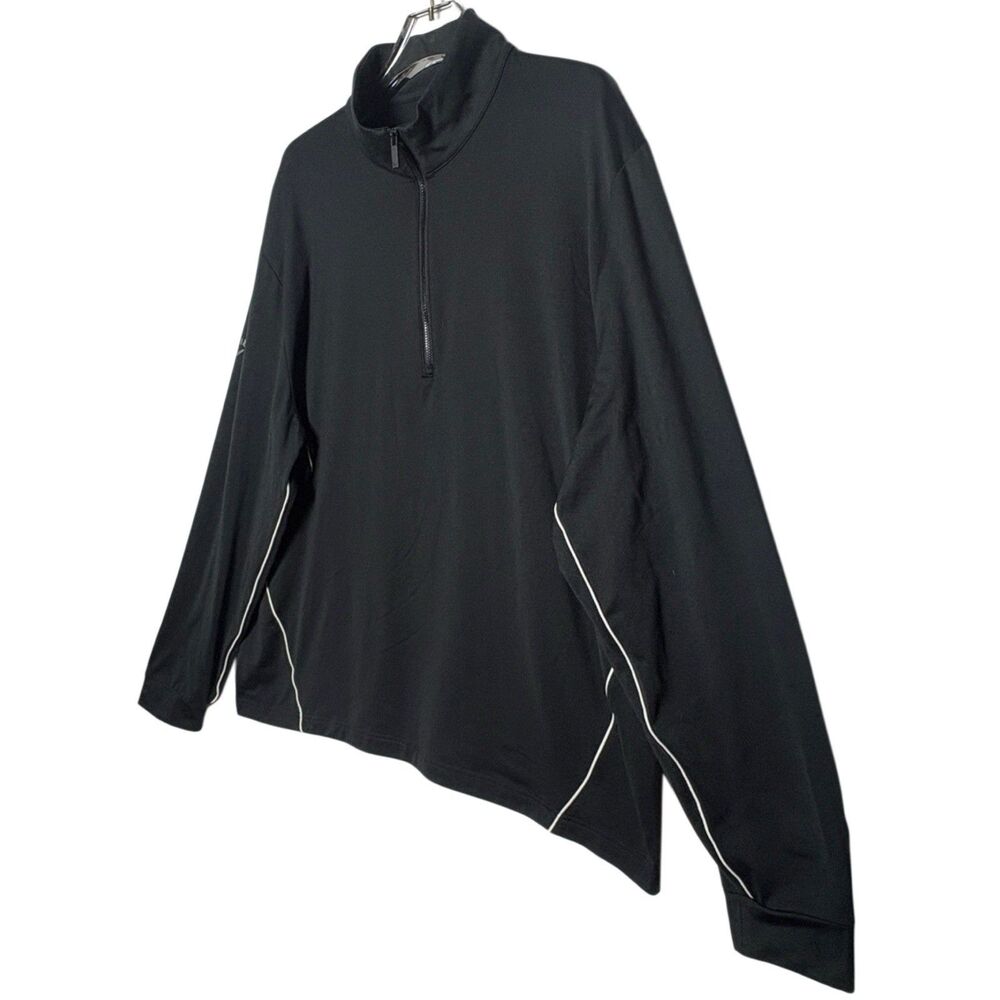 Callaway 1/4 Zip Men's Large Weather Series Black Pullover Jacket Golf